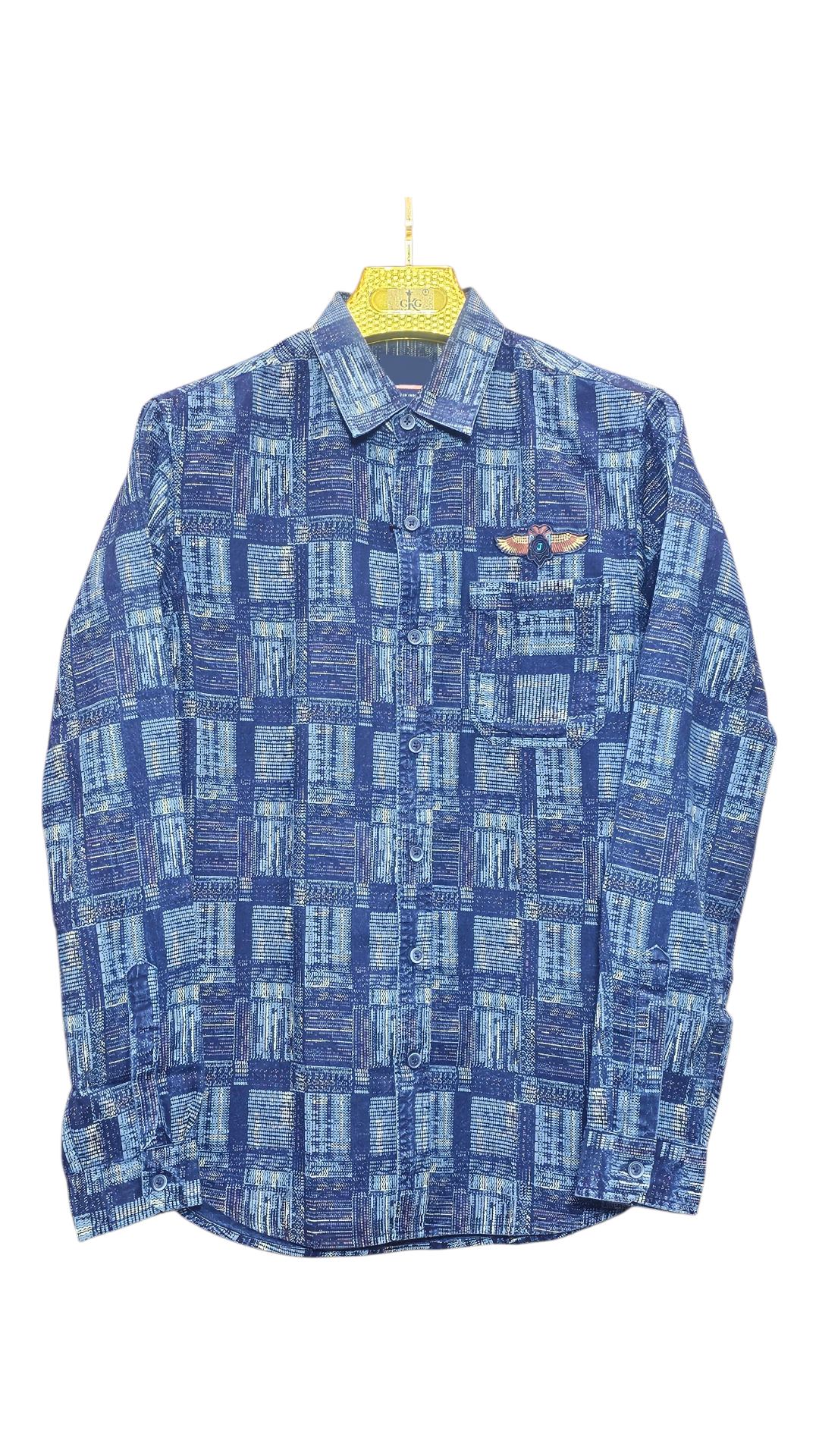 Self Printed Men's Shirt