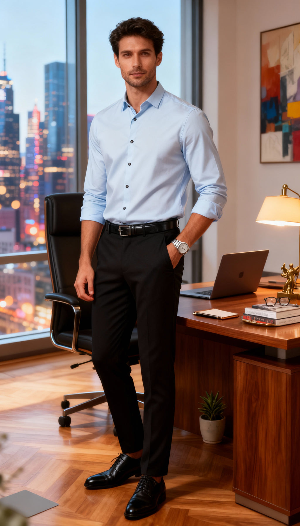 Solid Plain Club Wear Men's Shirt