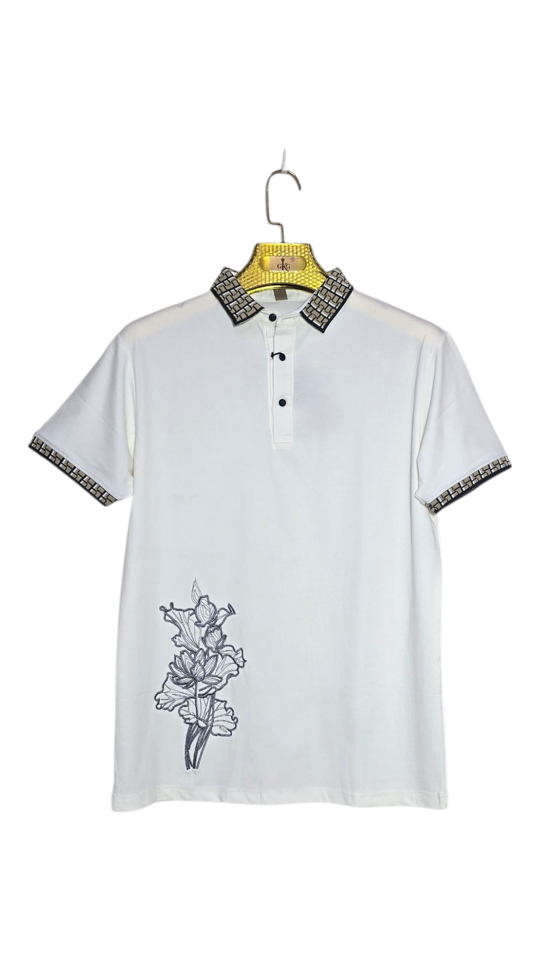 Self Printed Polo Men's T-Shirt