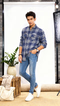 Checks Double Pocket Men's Shirt