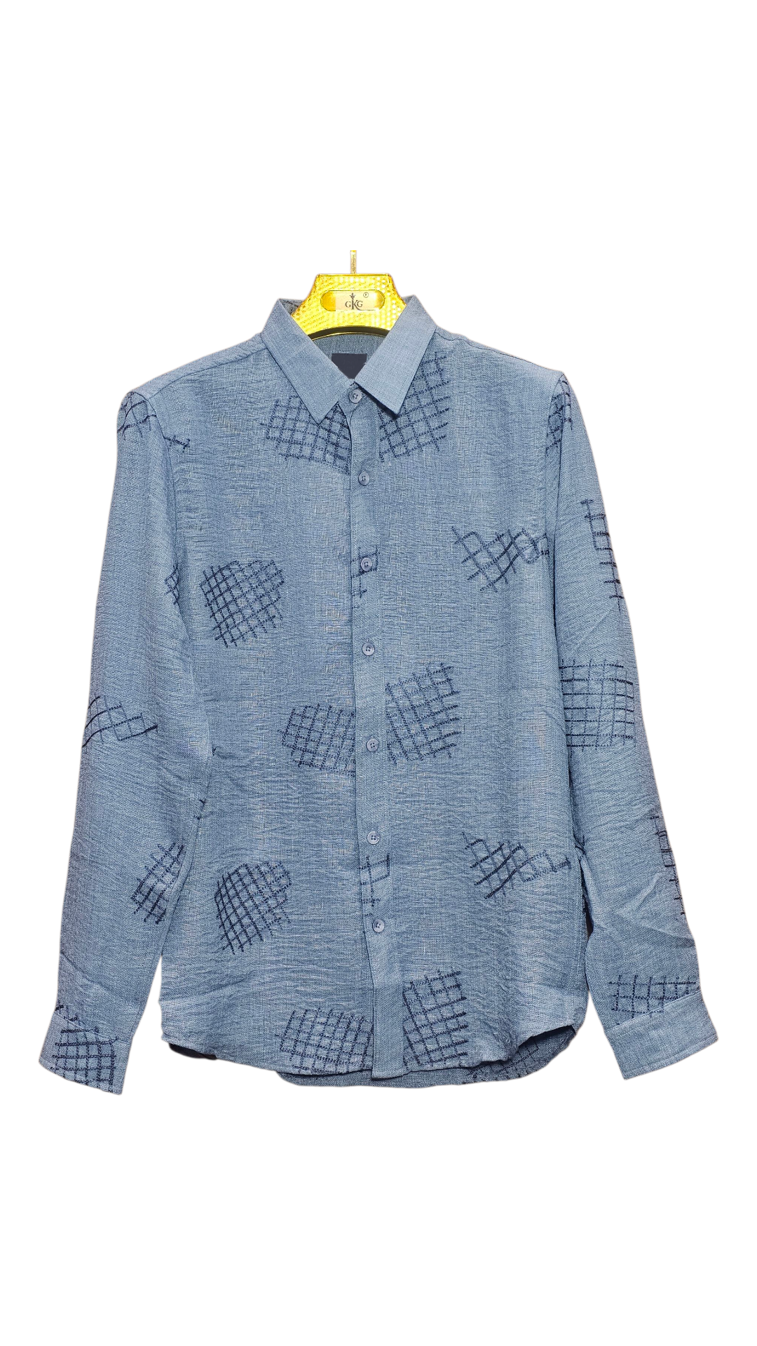 Self Printed Men's Shirt