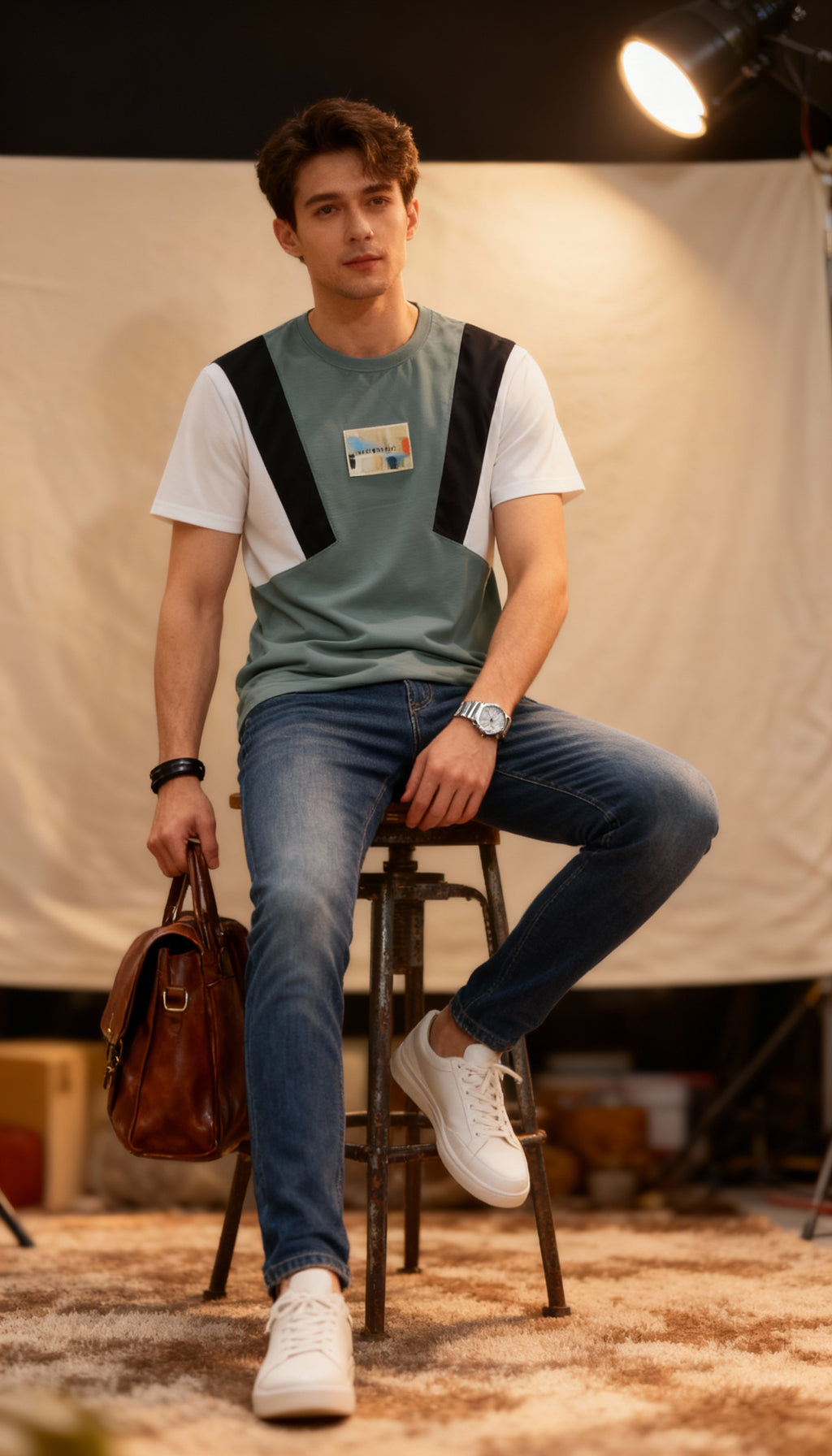 Self Printed Men's T-Shirt