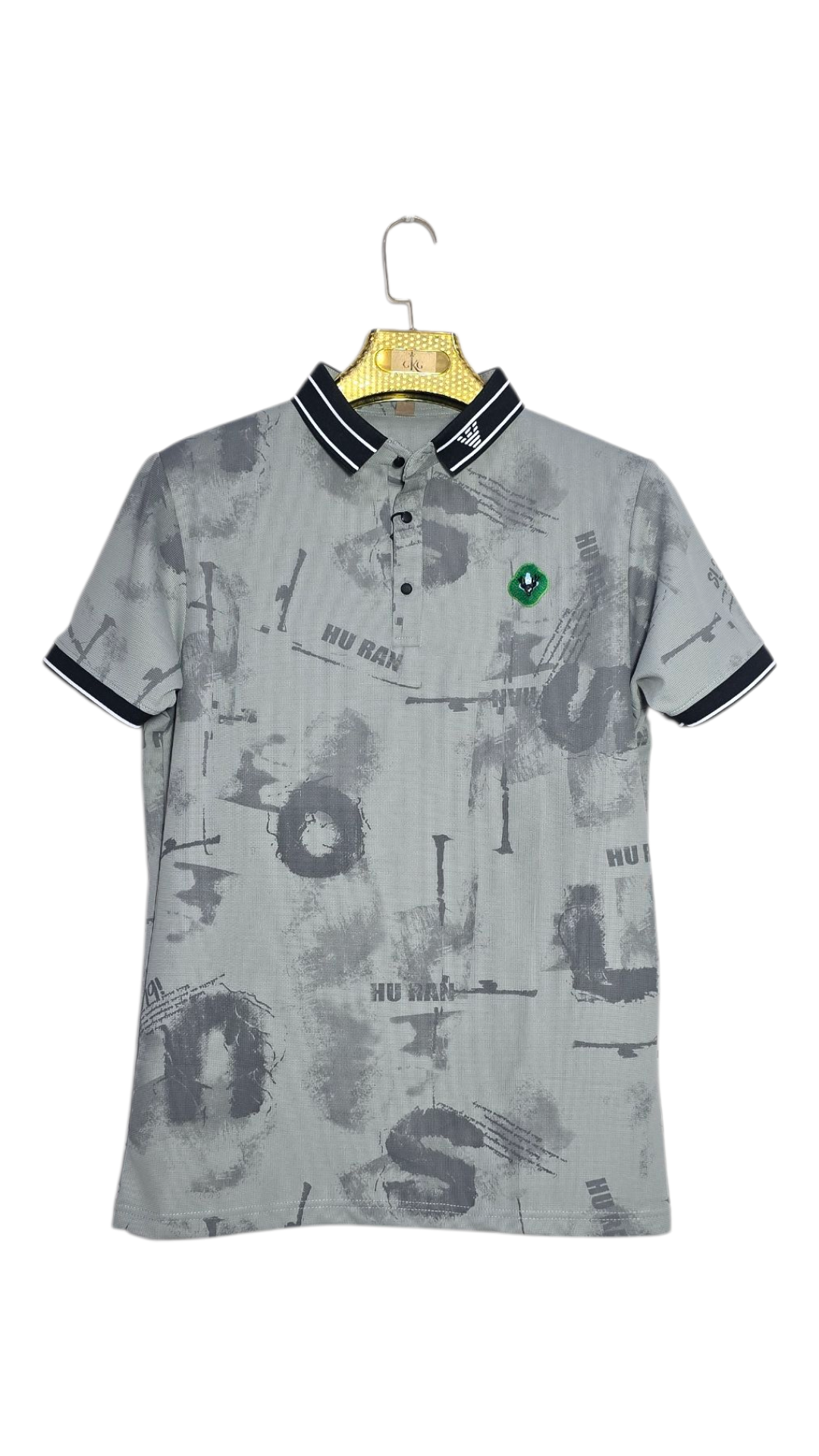 Self Printed Polo Men's T-Shirt