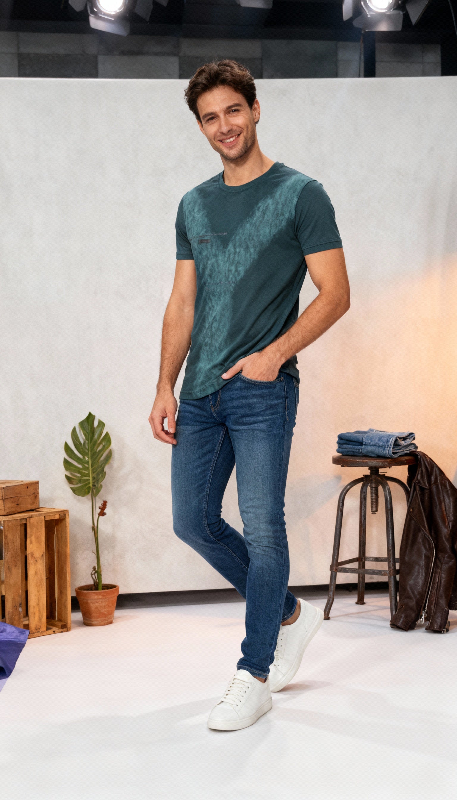 Self Printed Men's T-Shirt