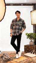Checks Double Pocket Men's Shirt