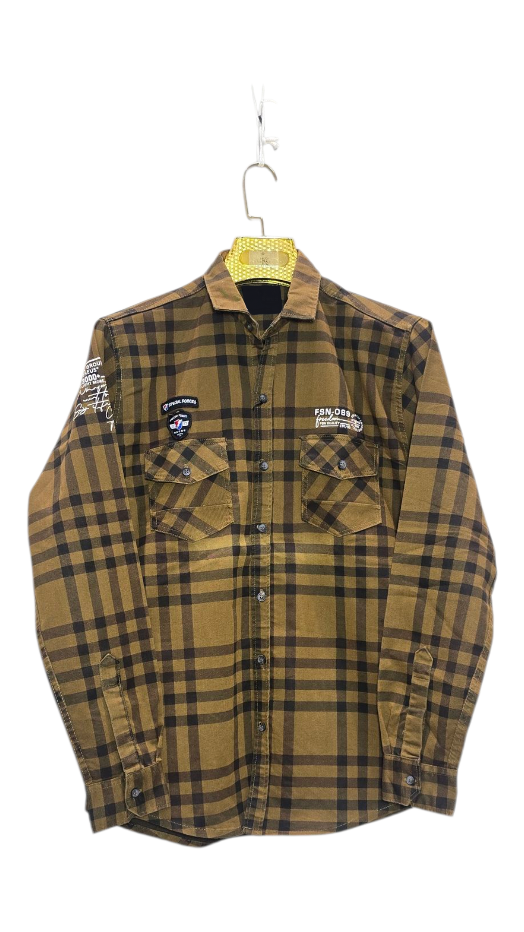 Checks Double Pocket Men's Shirt