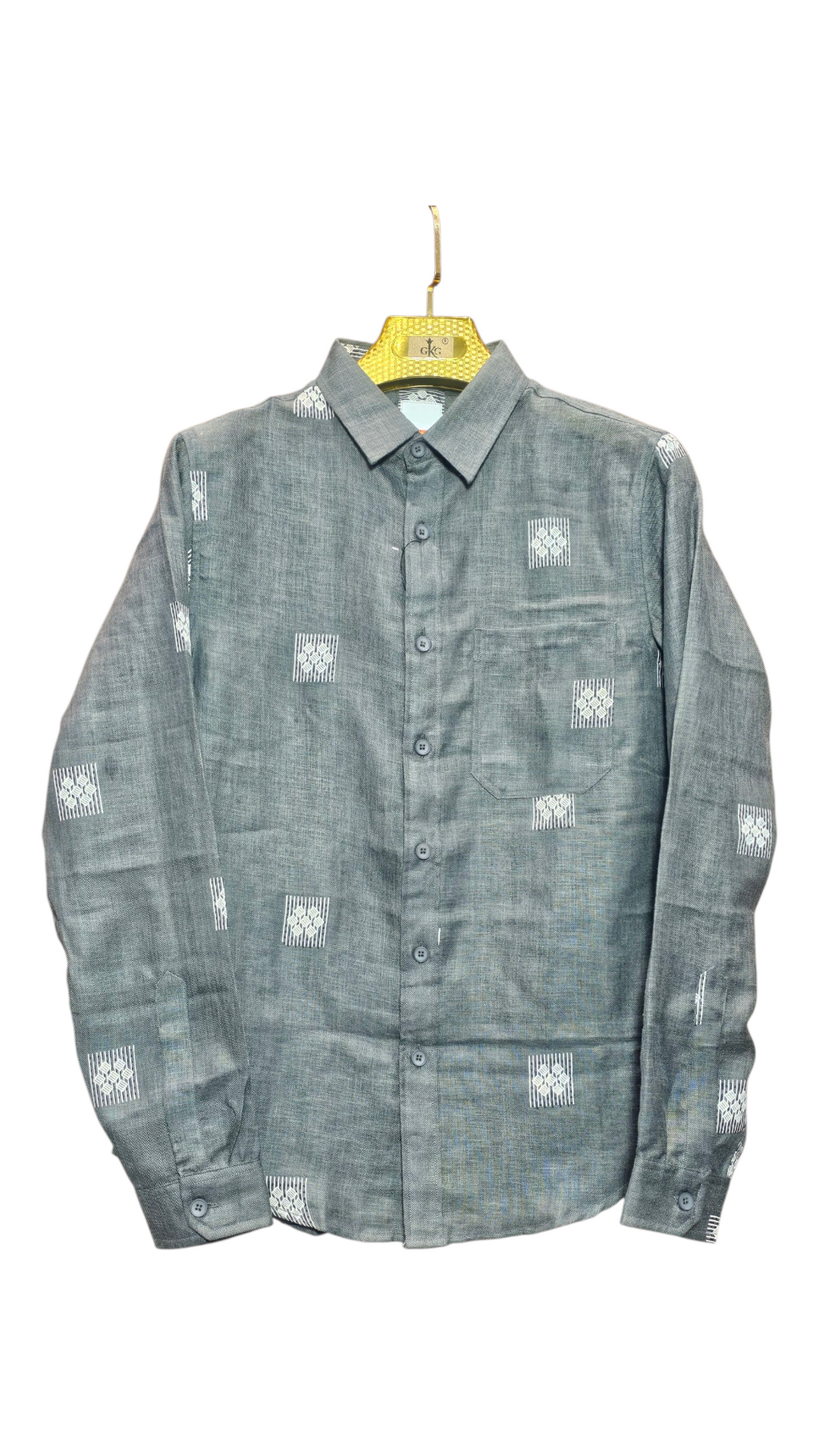 Self Printed Men's Shirt