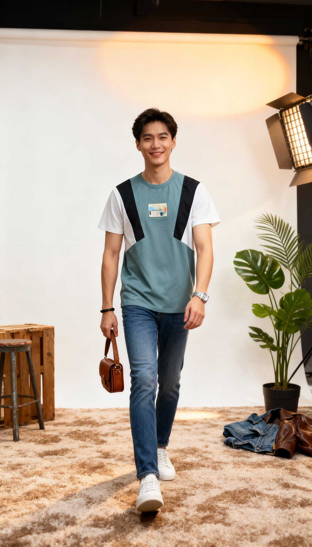 Self Printed Men's T-Shirt