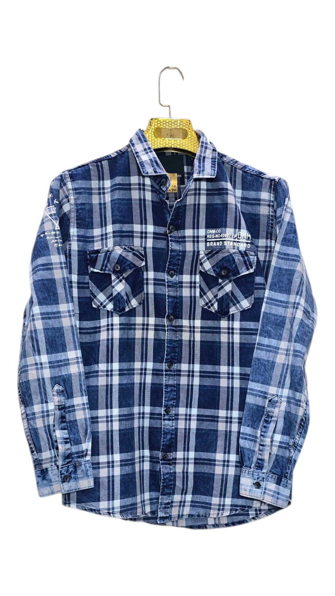Checks Double Pocket Men's Shirt