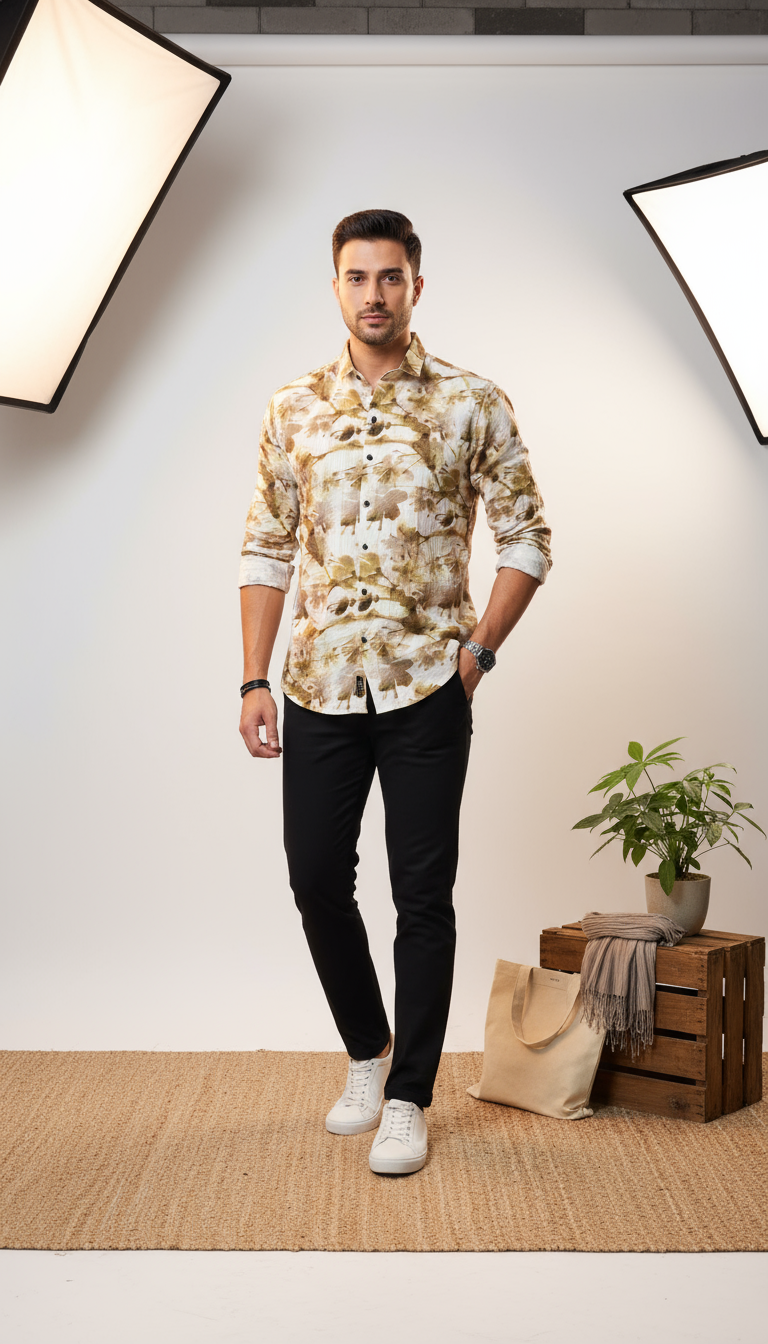 Fancy Printed Men's Shirt