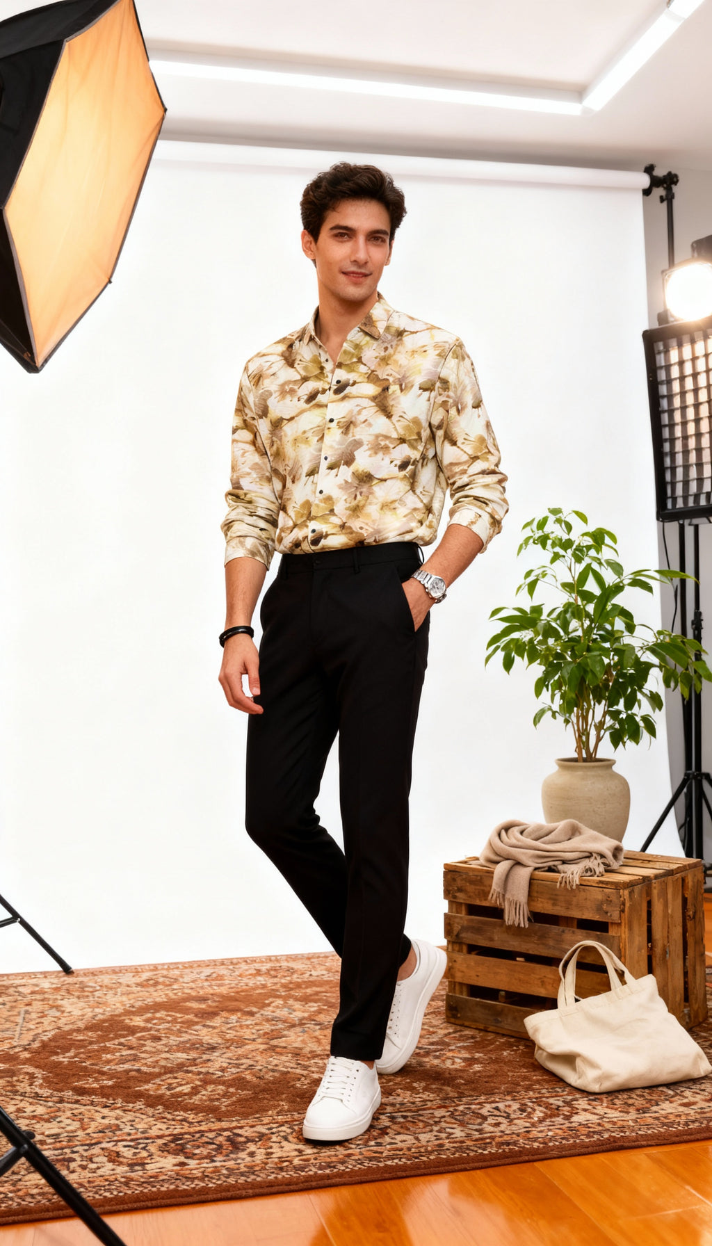 Fancy Printed Men's Shirt