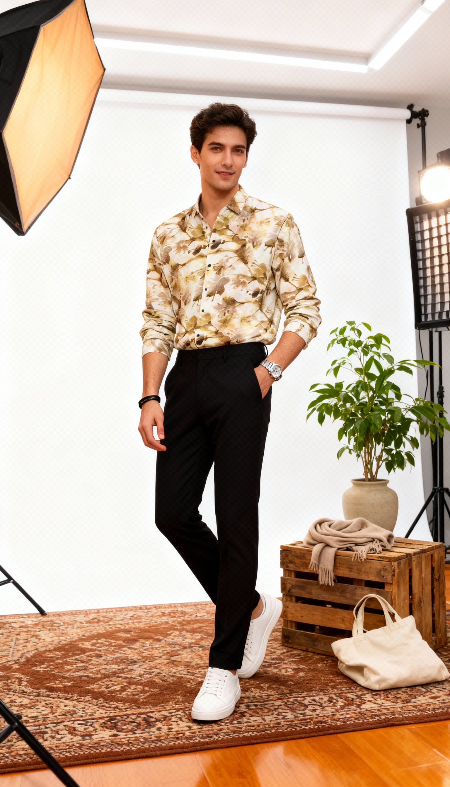 Fancy Printed Men's Shirt