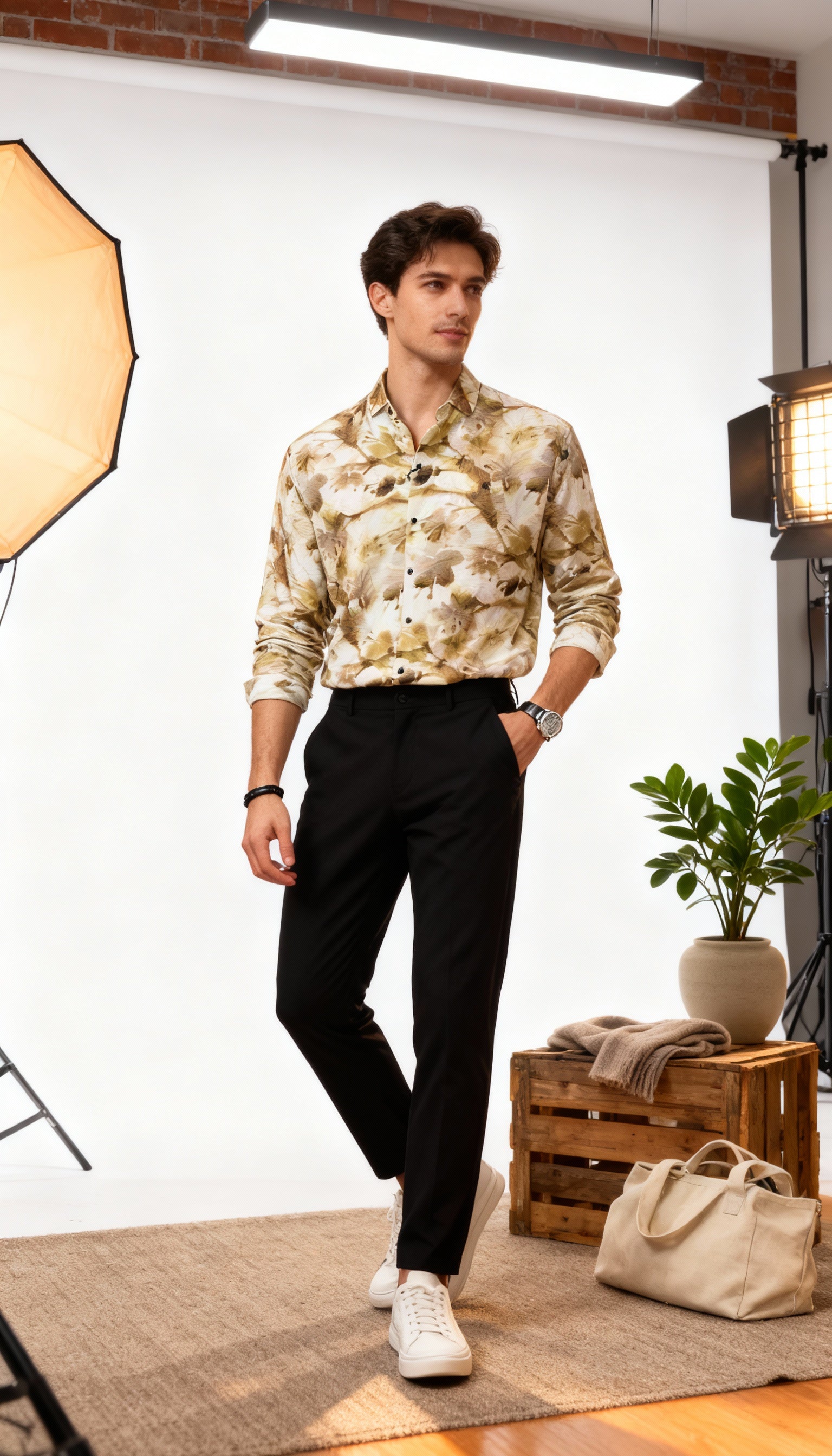 Fancy Printed Men's Shirt