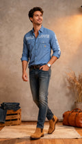 Double Pocket Men's Shirt