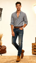 Small Checks Men's Shirt