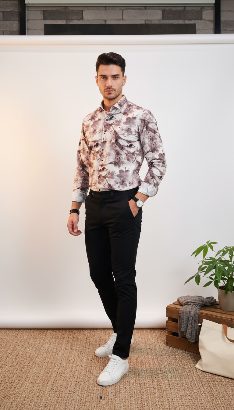 Fancy Printed Men's Shirt