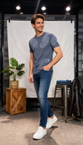Self Printed Designer Men's T-Shirt