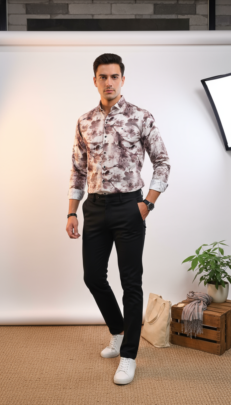 Fancy Printed Men's Shirt