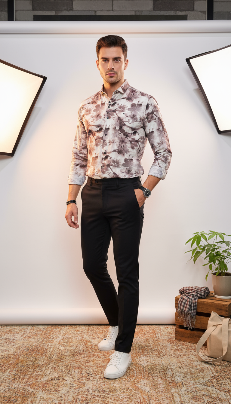 Fancy Printed Men's Shirt