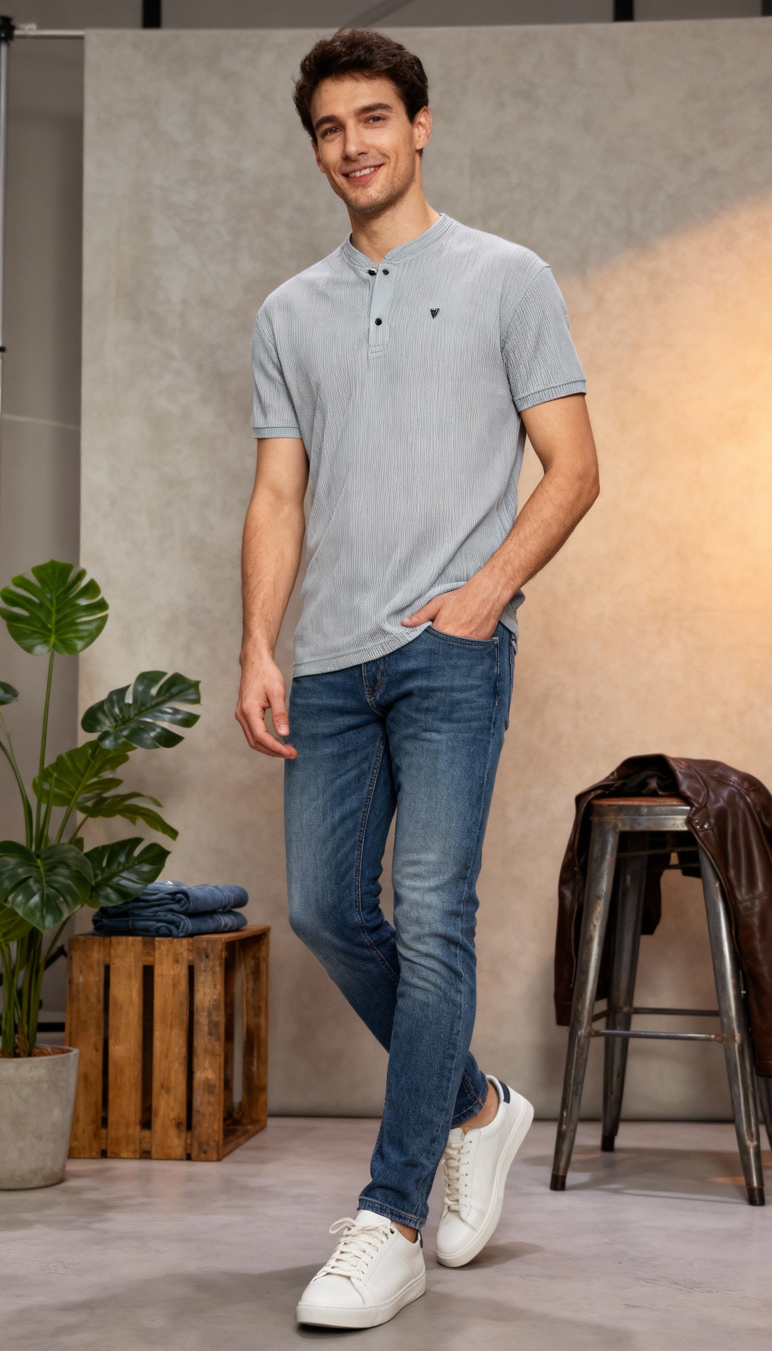 Solid Plain Men's T-Shirt