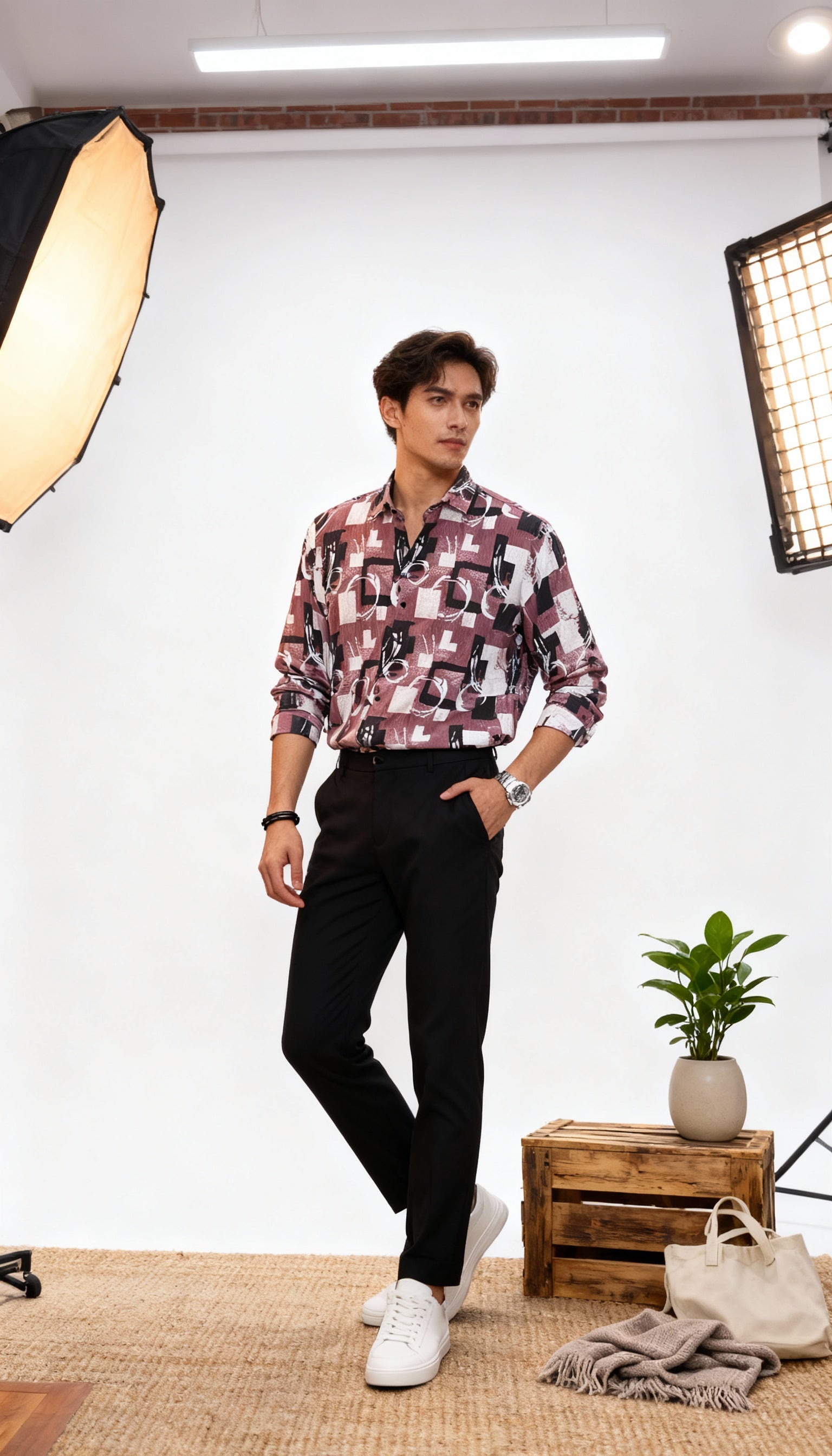 Fancy Printed Men's Shirt