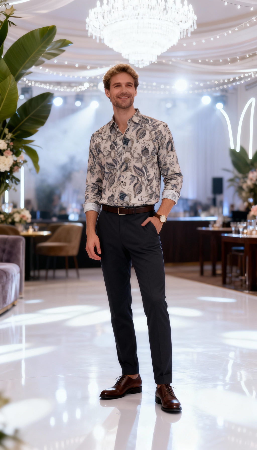 Fancy Printed Designer Men's Shirt