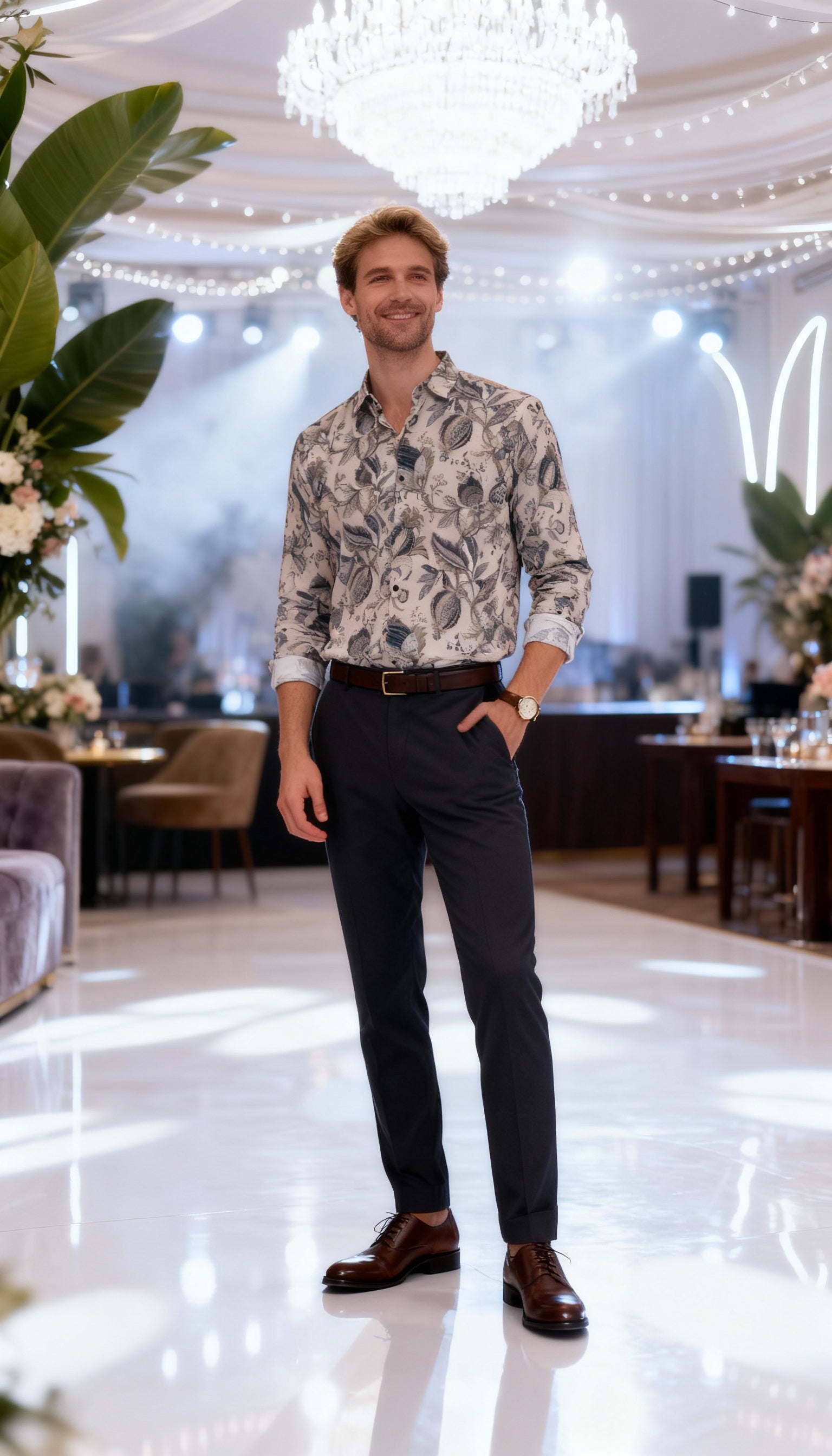 Fancy Printed Designer Men's Shirt