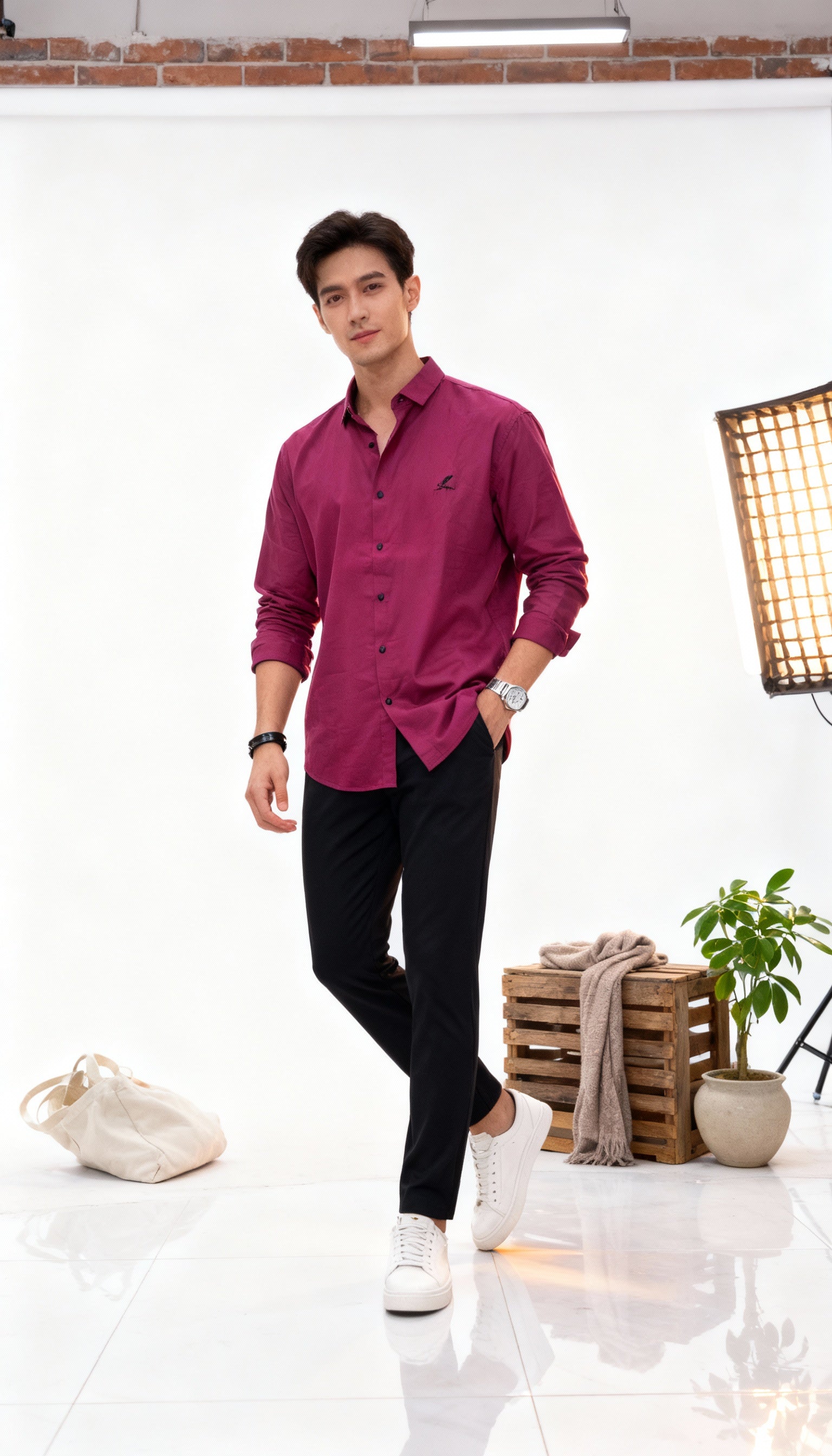 Solid Plain Men's Shirt