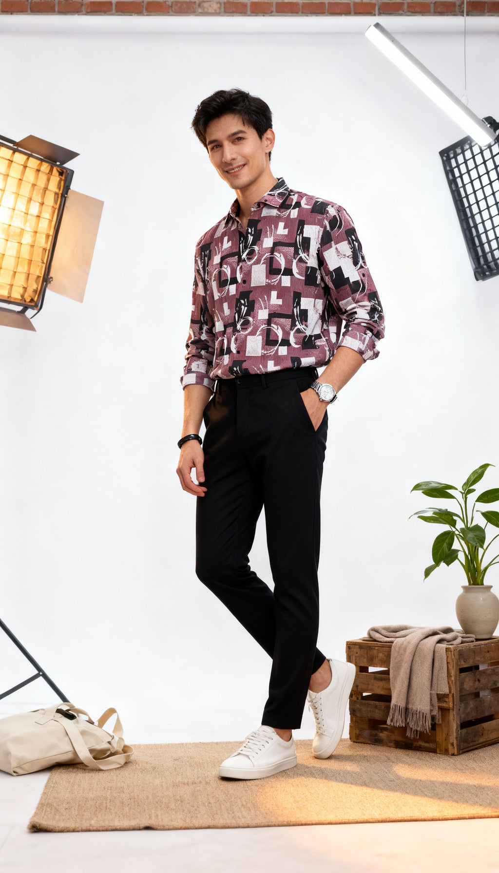 Fancy Printed Men's Shirt
