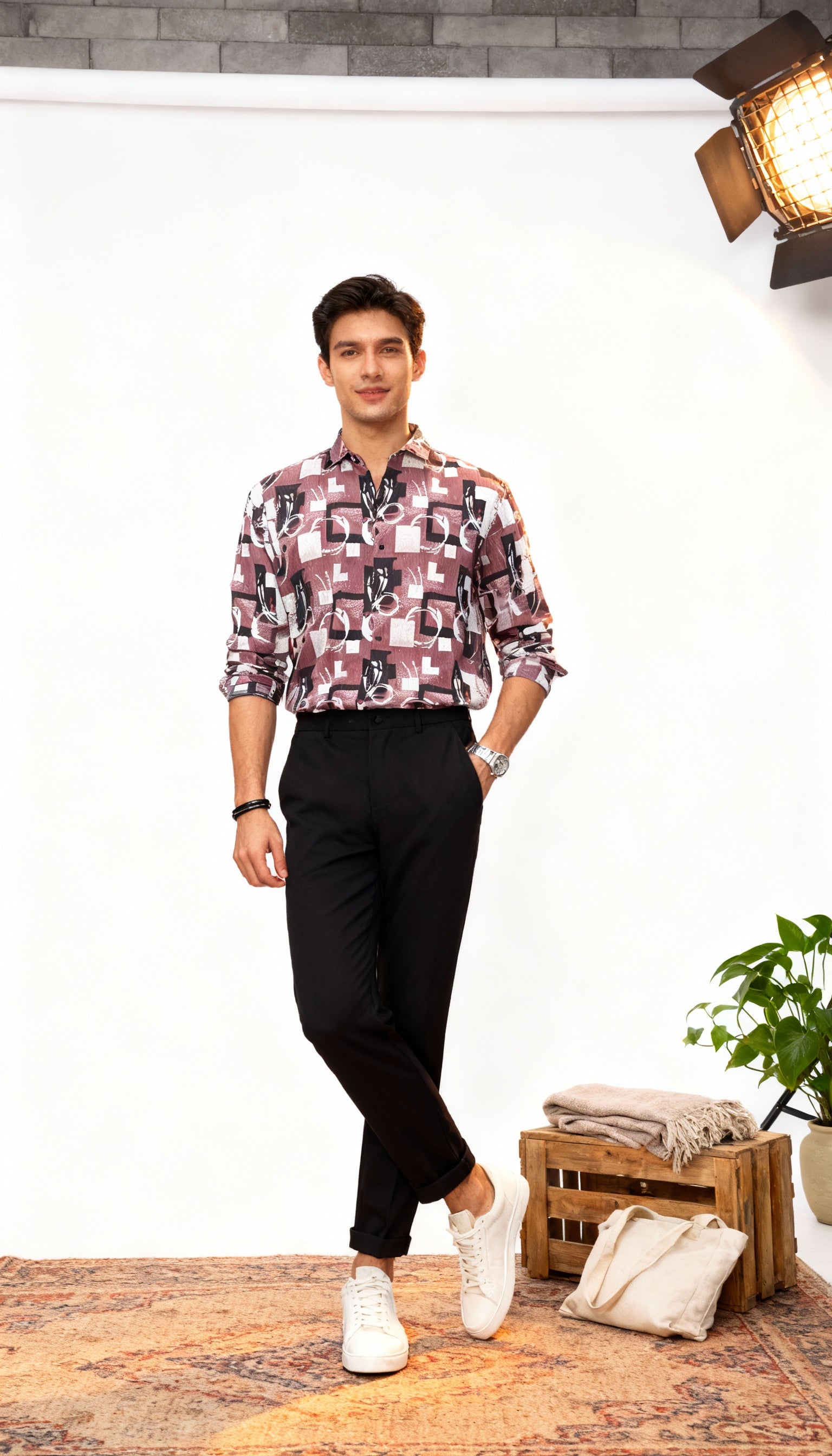 Fancy Printed Men's Shirt