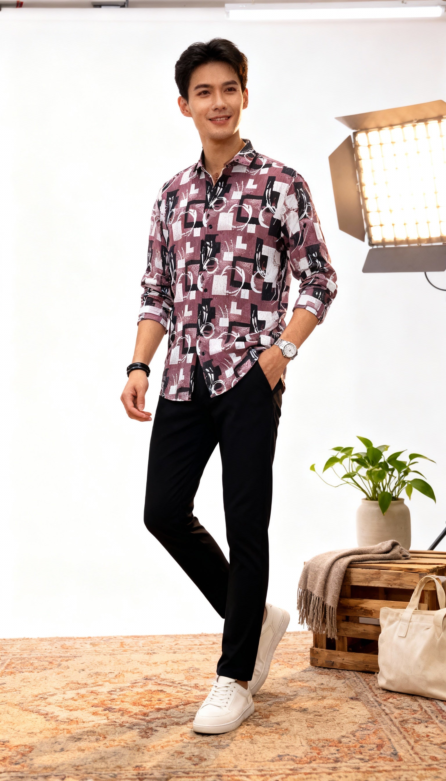 Fancy Printed Men's Shirt