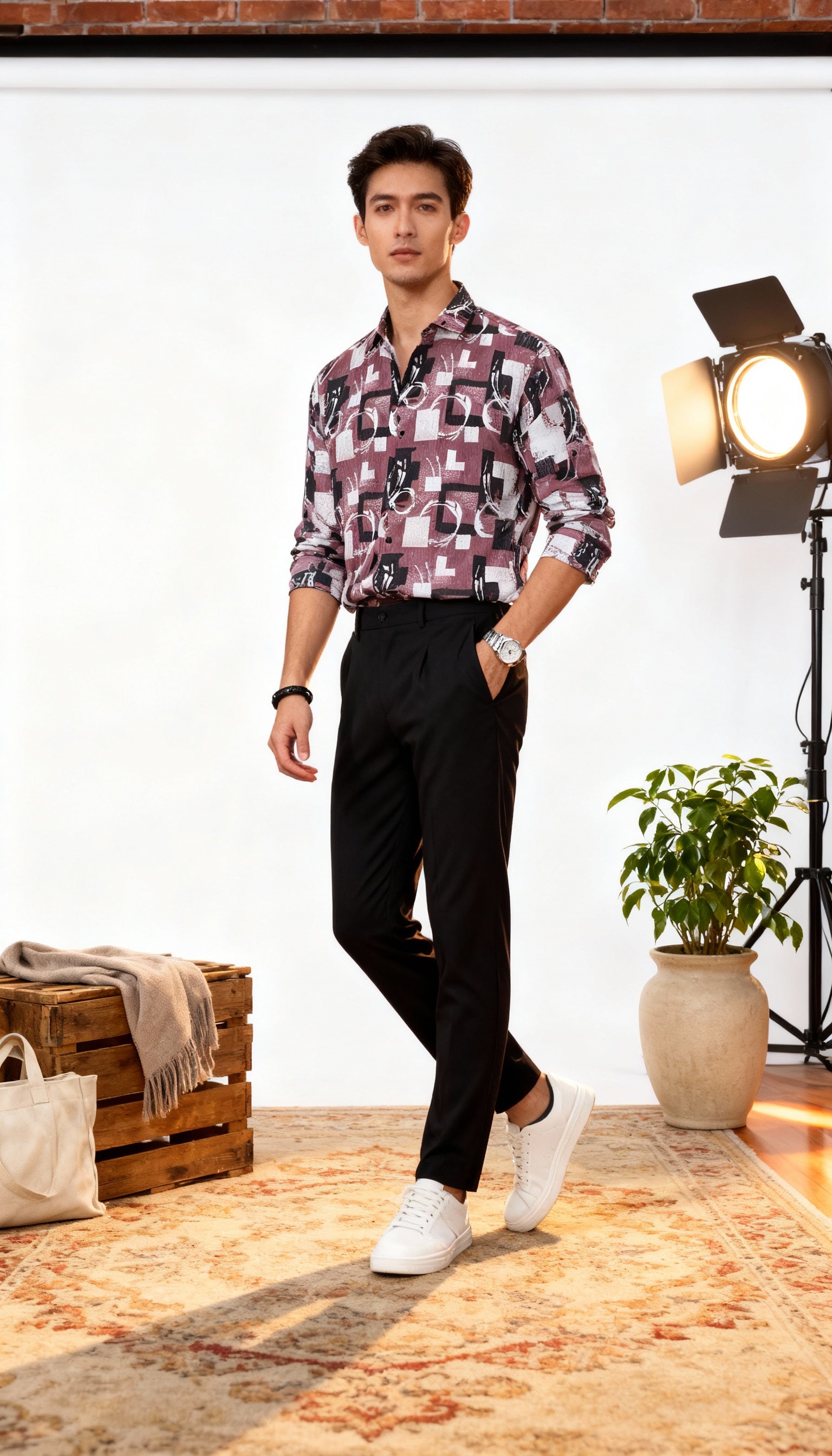 Fancy Printed Men's Shirt