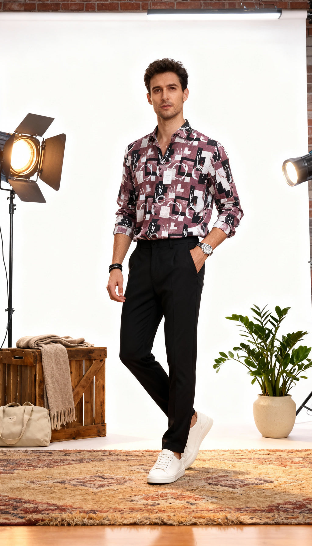 Fancy Printed Men's Shirt