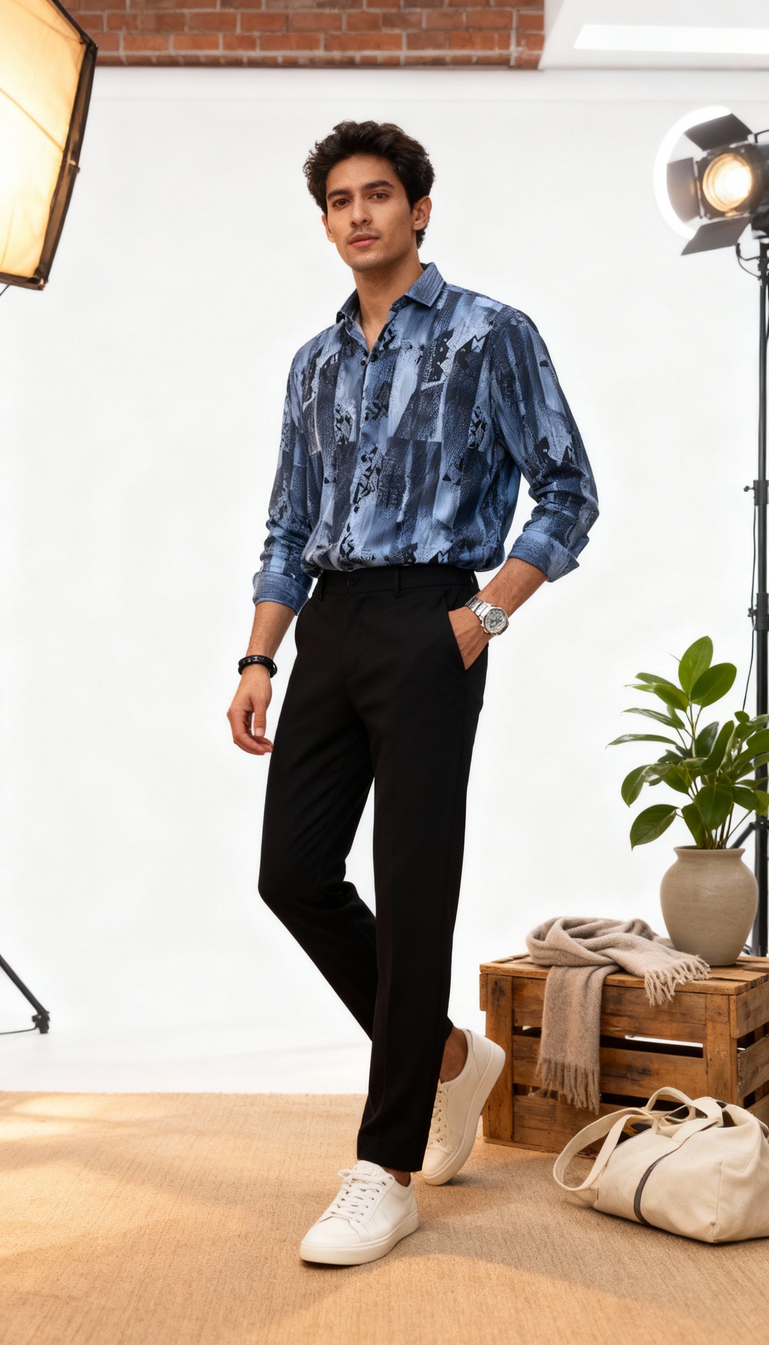 Fancy Printed Men's Shirt