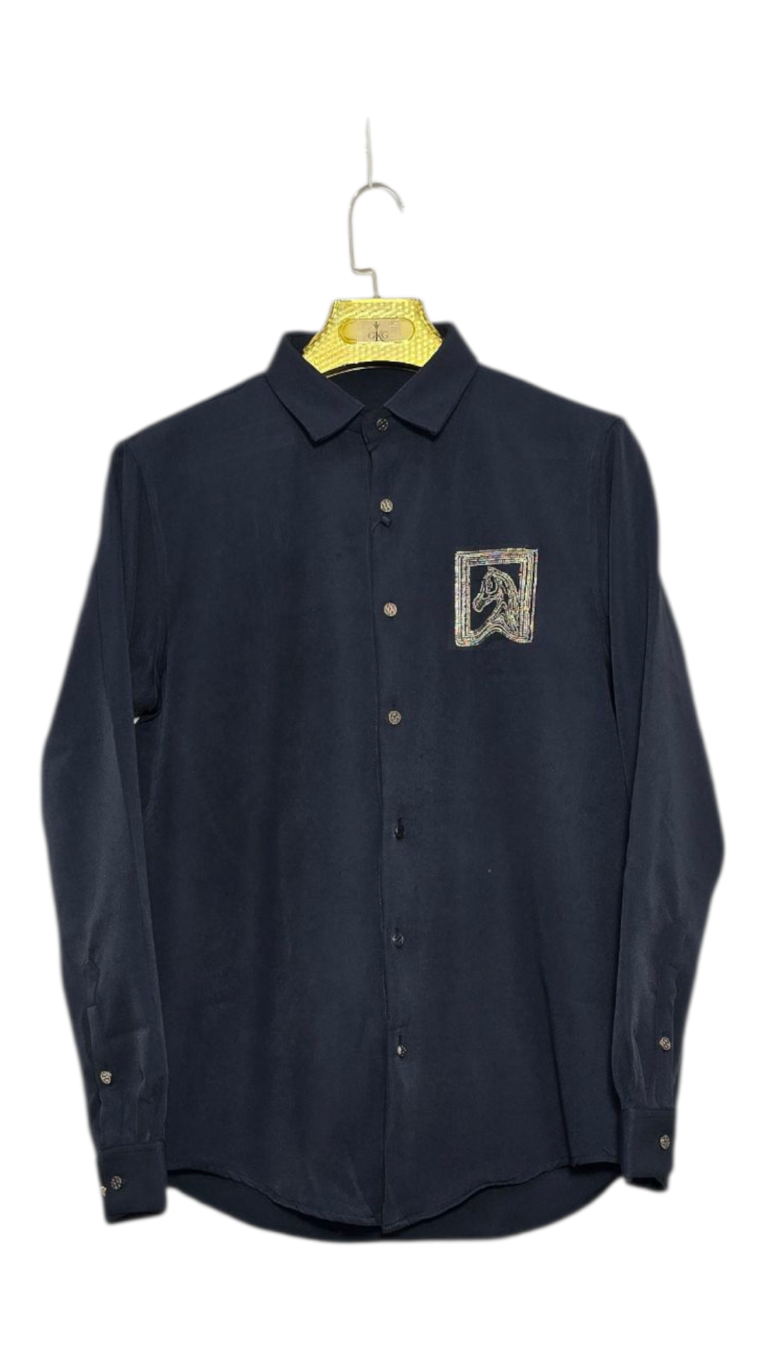 Self Design Premium Club Wear Sequin Men's Shirt