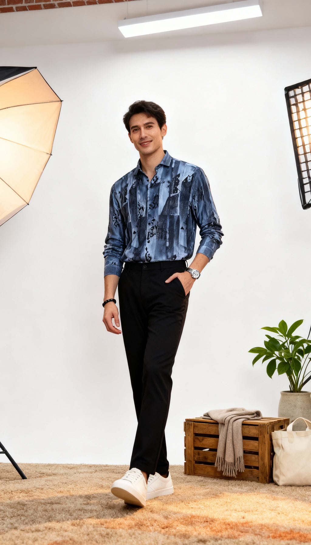 Fancy Printed Men's Shirt