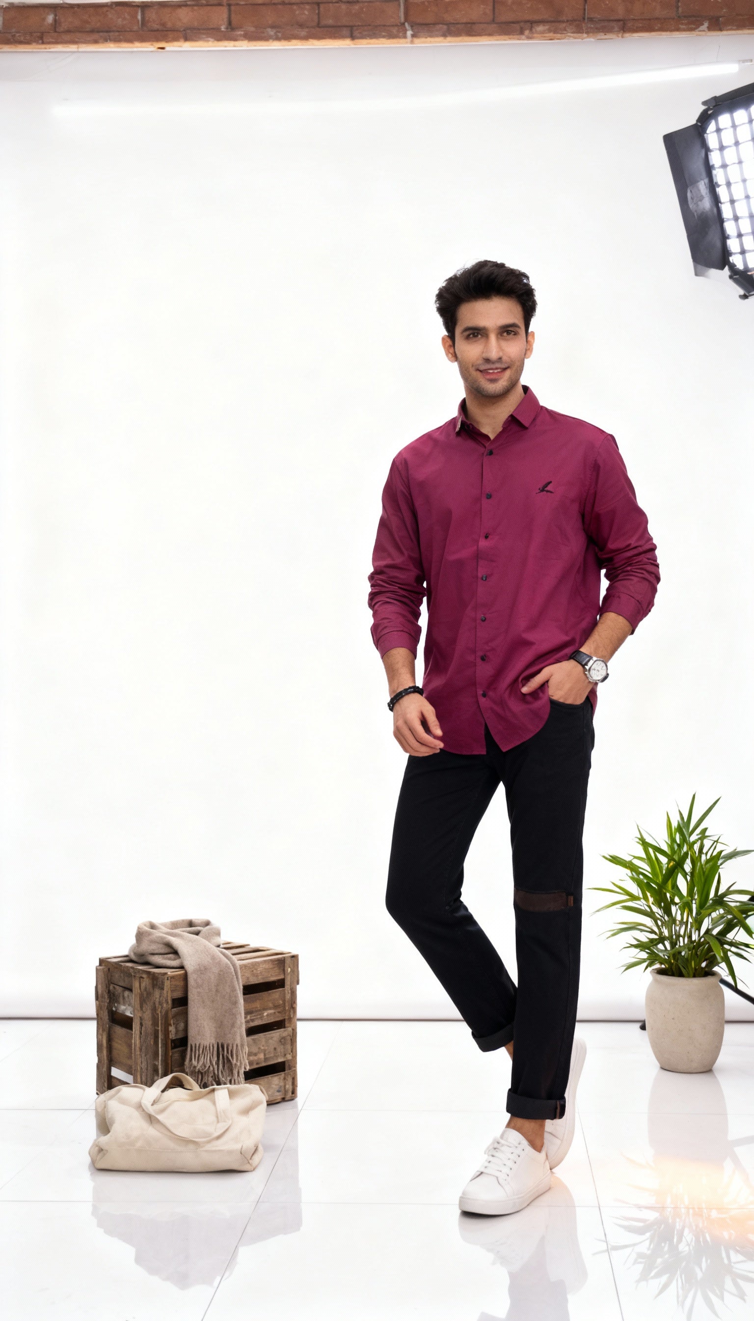 Solid Plain Men's Shirt