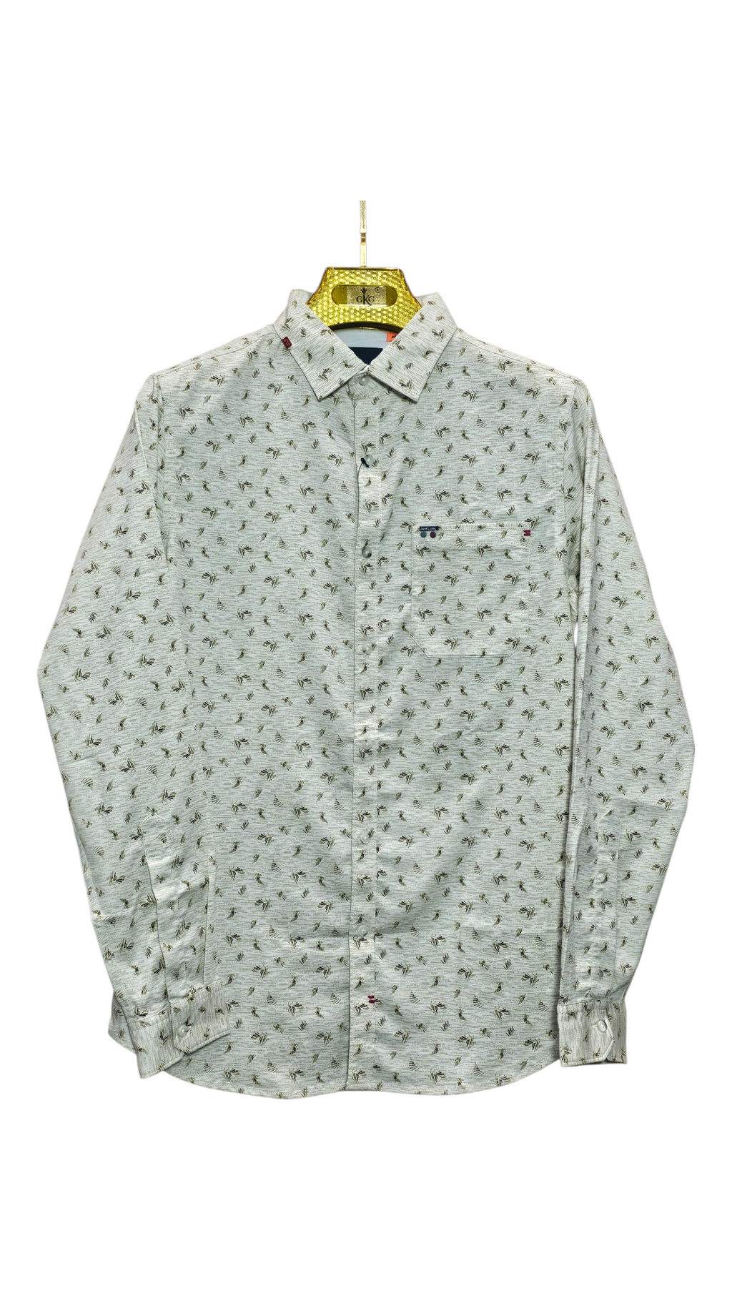 Self Printed Men's Shirt