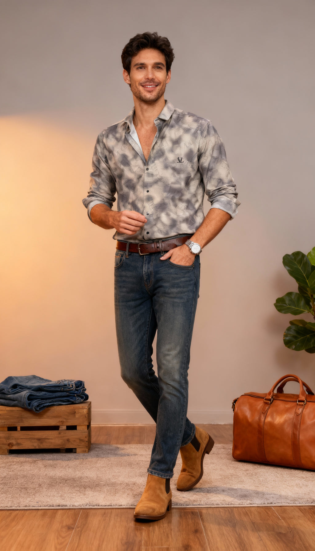 Fancy Printed Men's Shirt