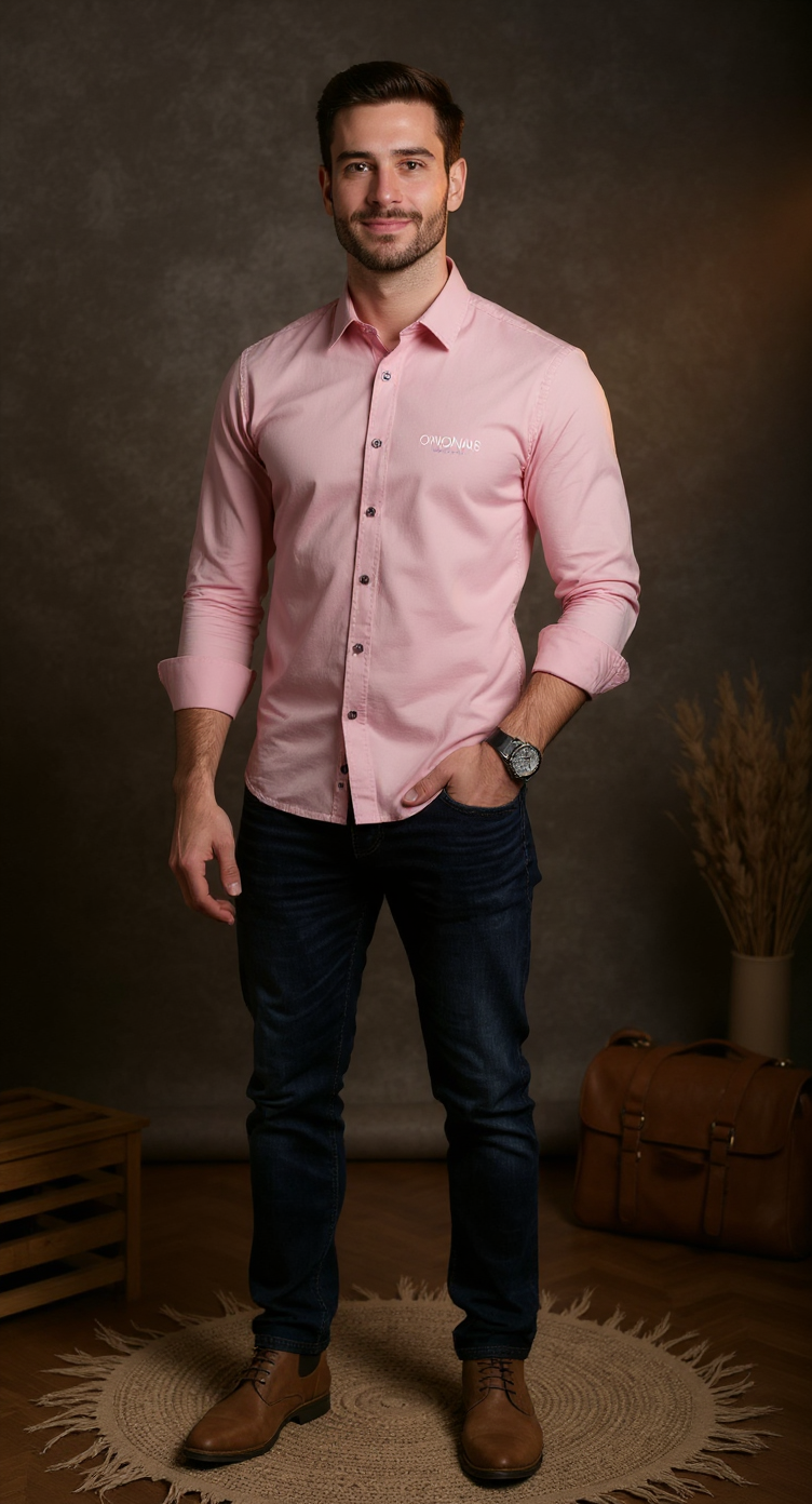 Solid Plain Men's Shirt