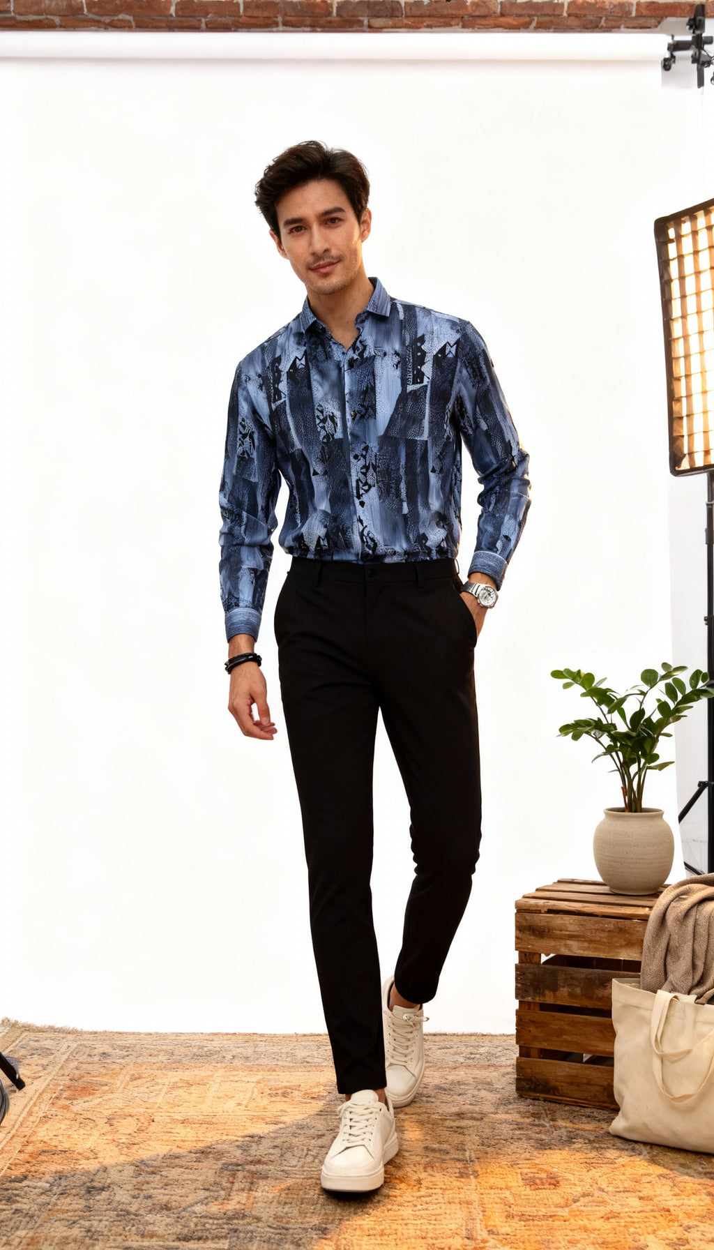 Fancy Printed Men's Shirt