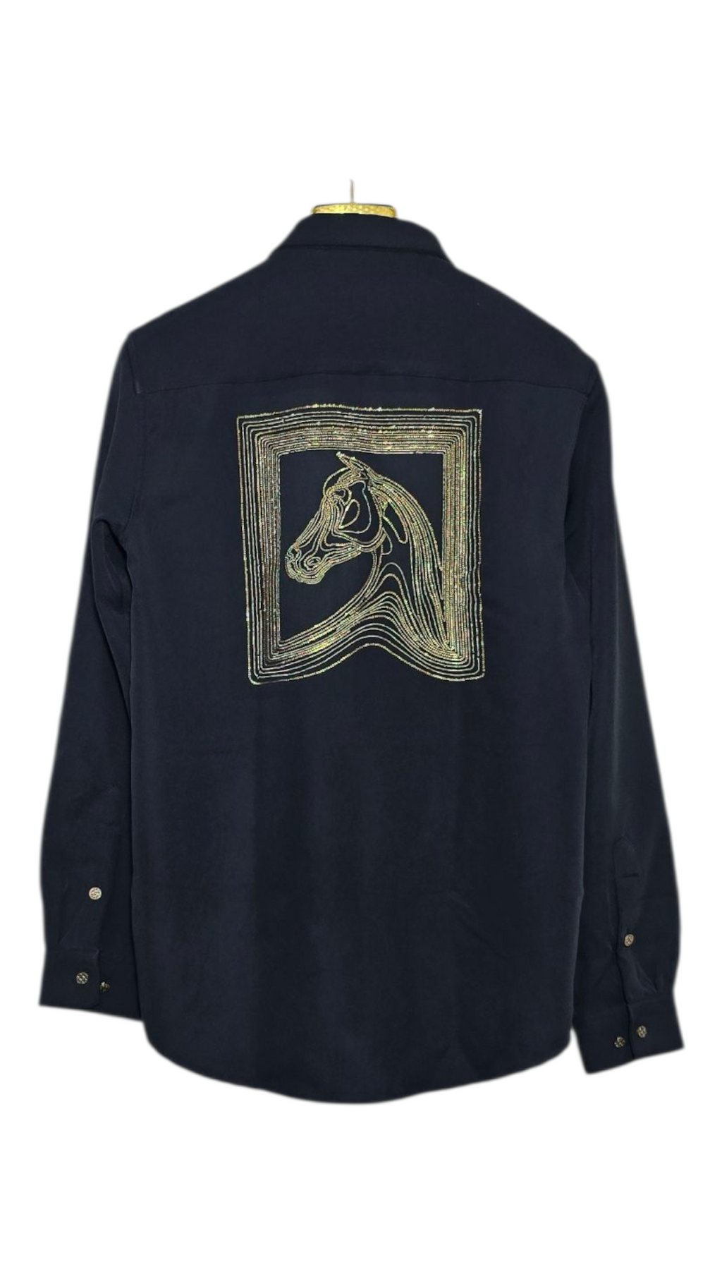 Self Design Premium Club Wear Sequin Men's Shirt