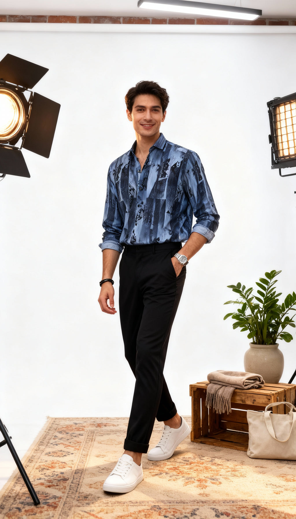 Fancy Printed Men's Shirt