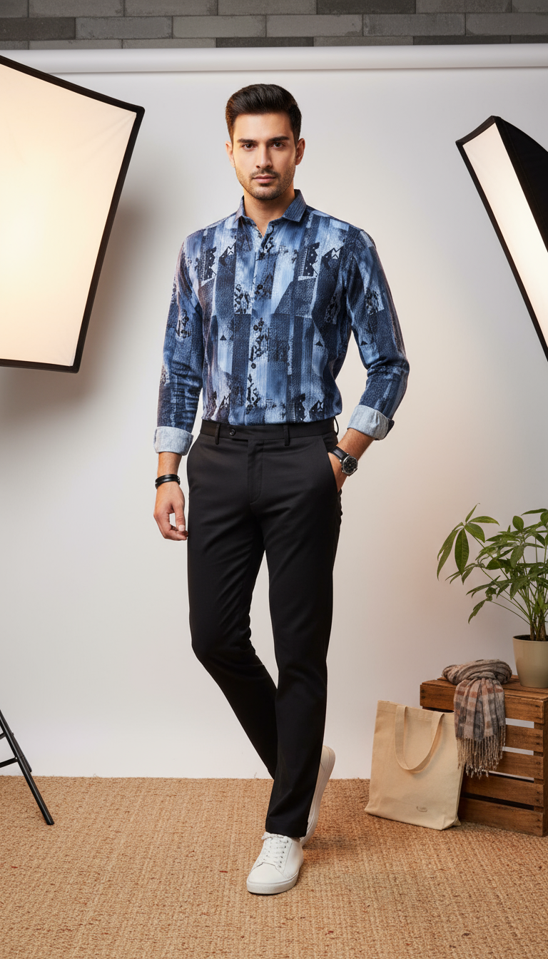 Fancy Printed Men's Shirt