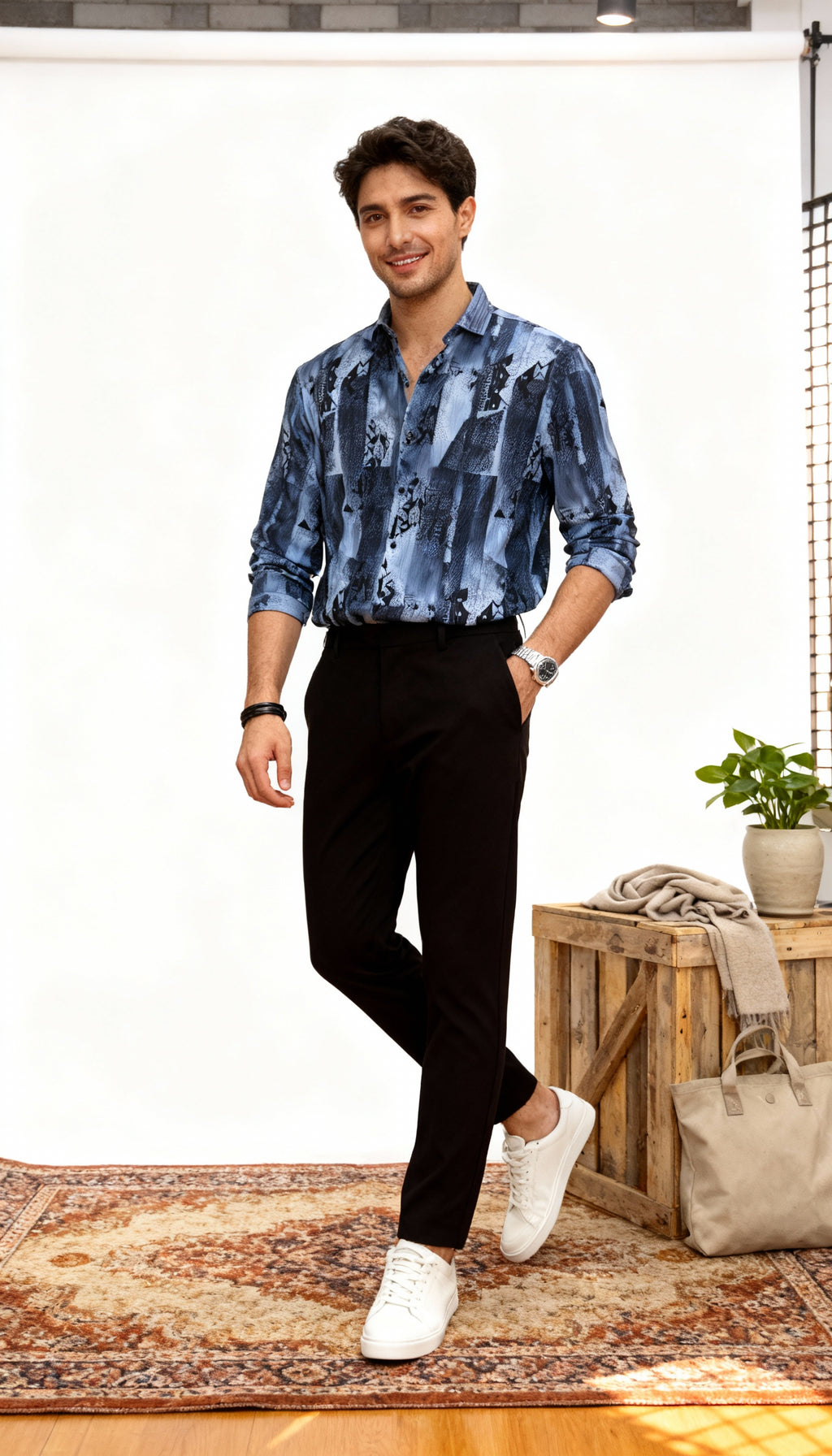 Fancy Printed Men's Shirt