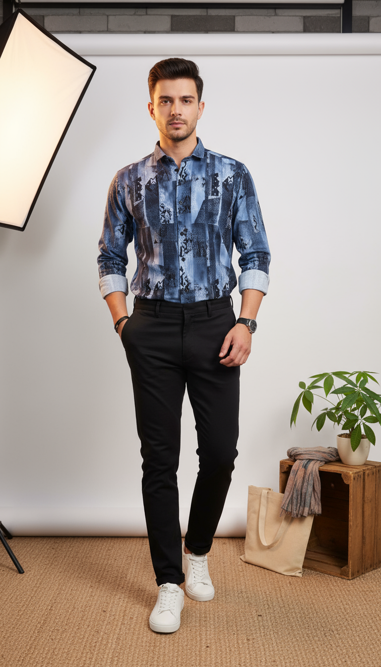Fancy Printed Men's Shirt
