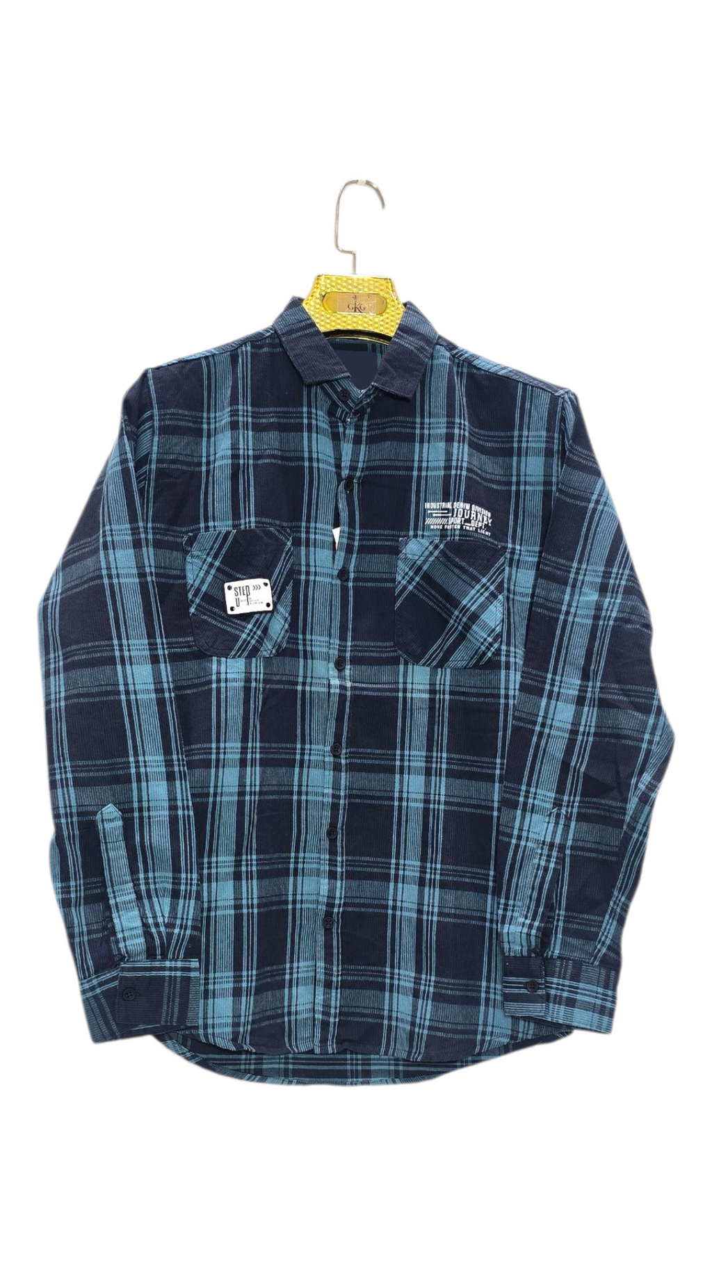 Checks Double Pocket Men's Shirt