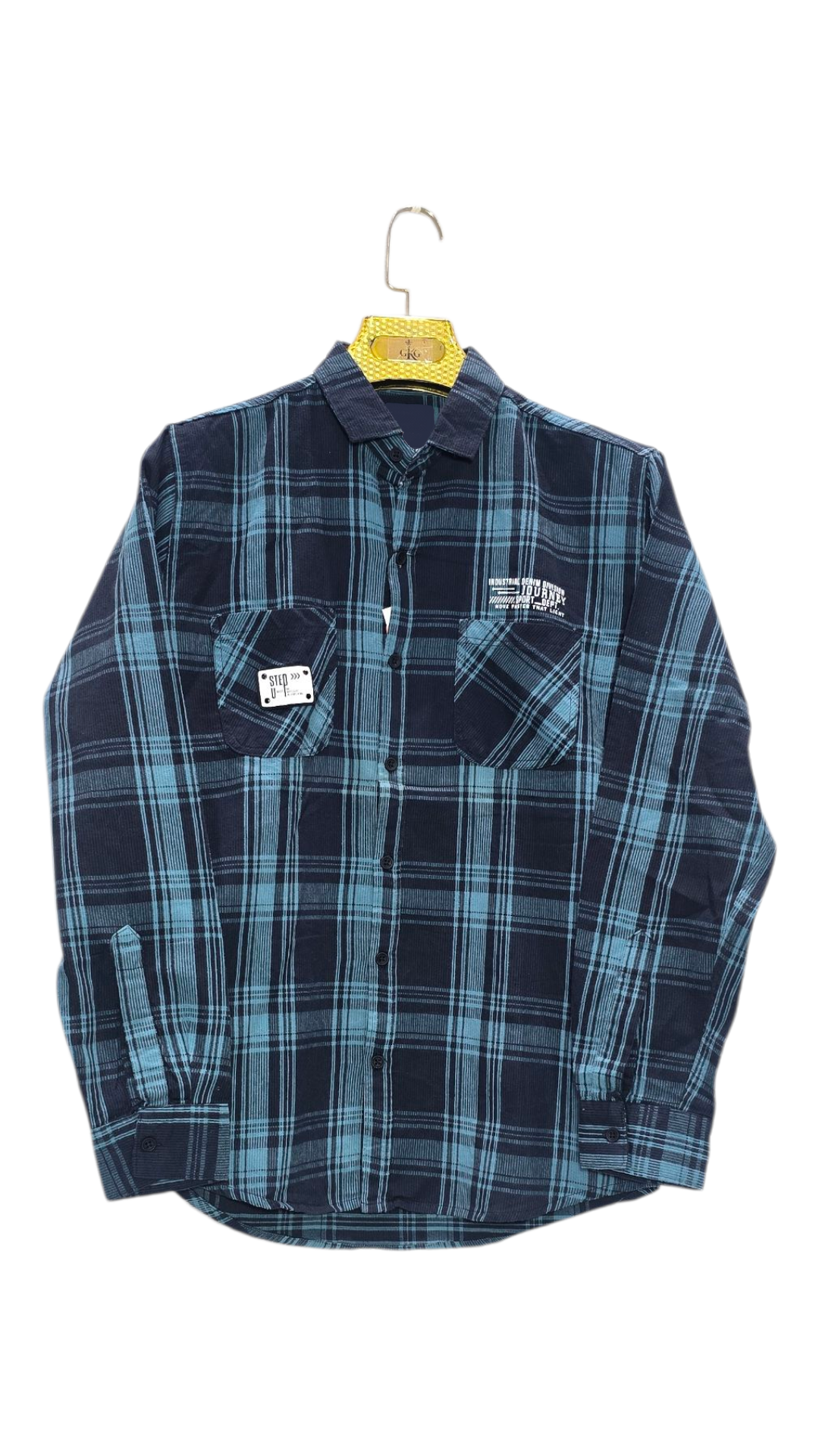 Checks Double Pocket Men's Shirt