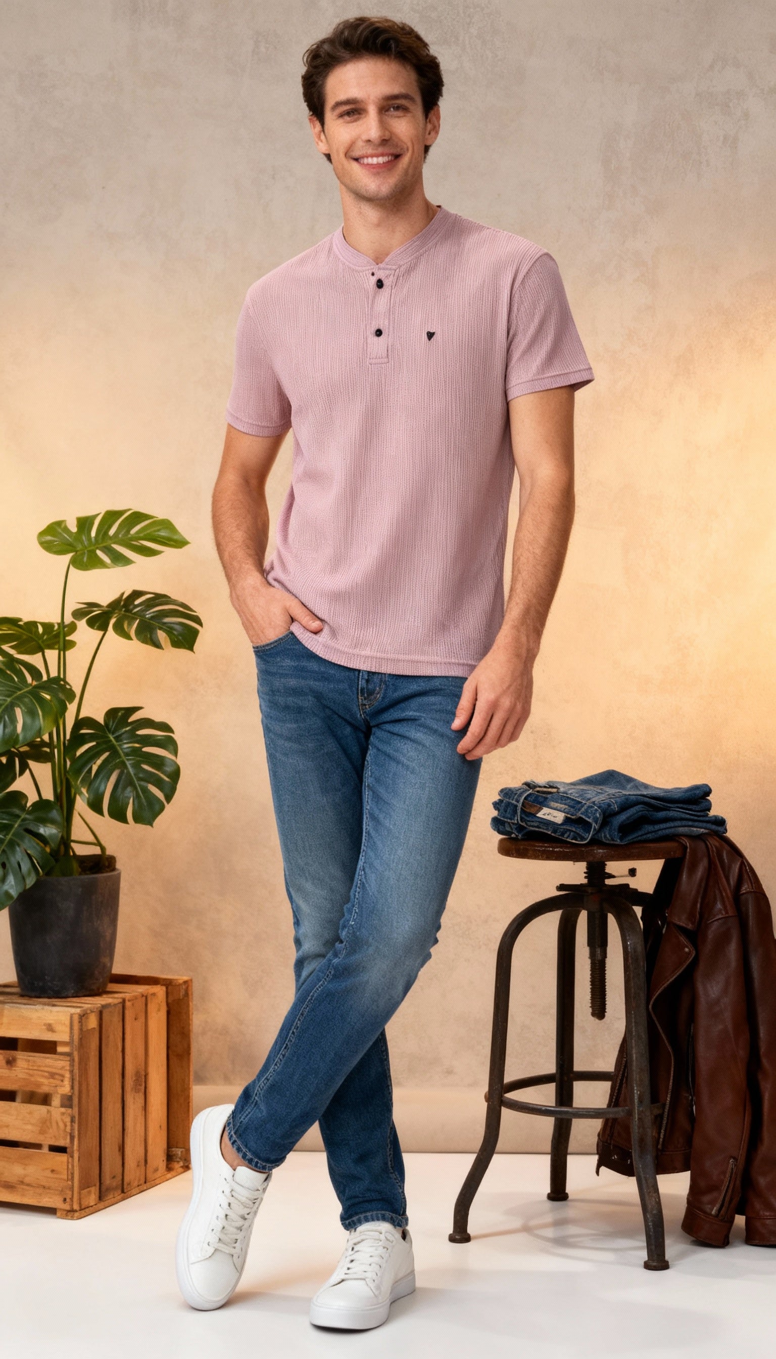 Solid Plain Polo Men's T-Shirt