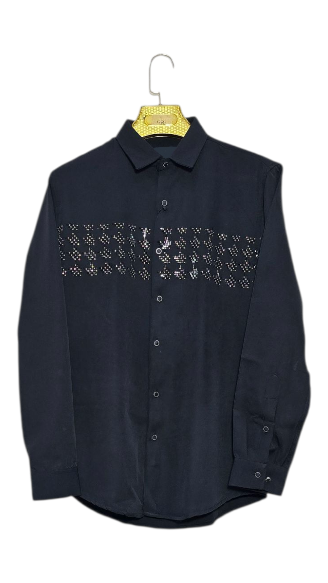 Self Design Premium Club Wear Sequin Men's Shirt